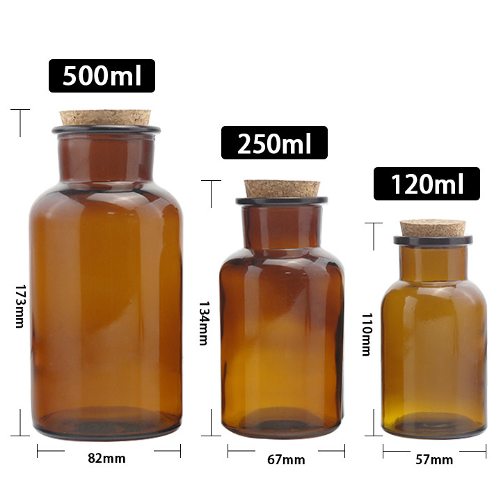 amber jar 500ml