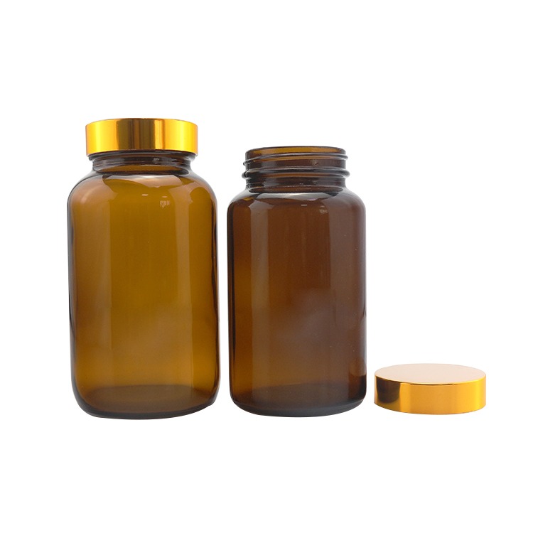  300ml 400ml Amber Pill Bottle Medicine Bottles Vitamin Bottle Factory