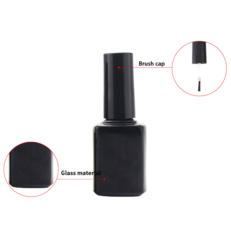 10ml empty nail polish bottles with brush wholesale