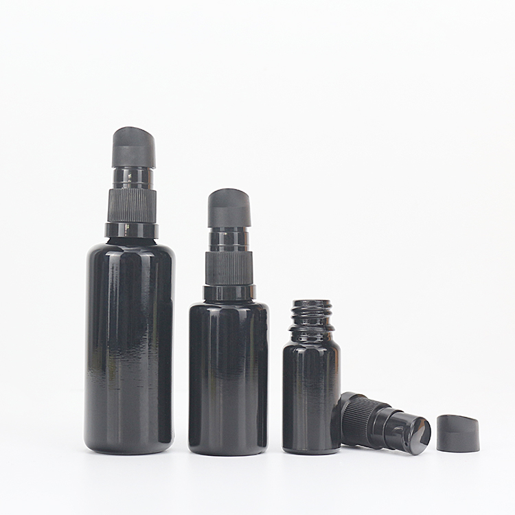 Wholesale Black Lotion Pump Bottle Basal Liquid Airless Lotion Pump Bottles