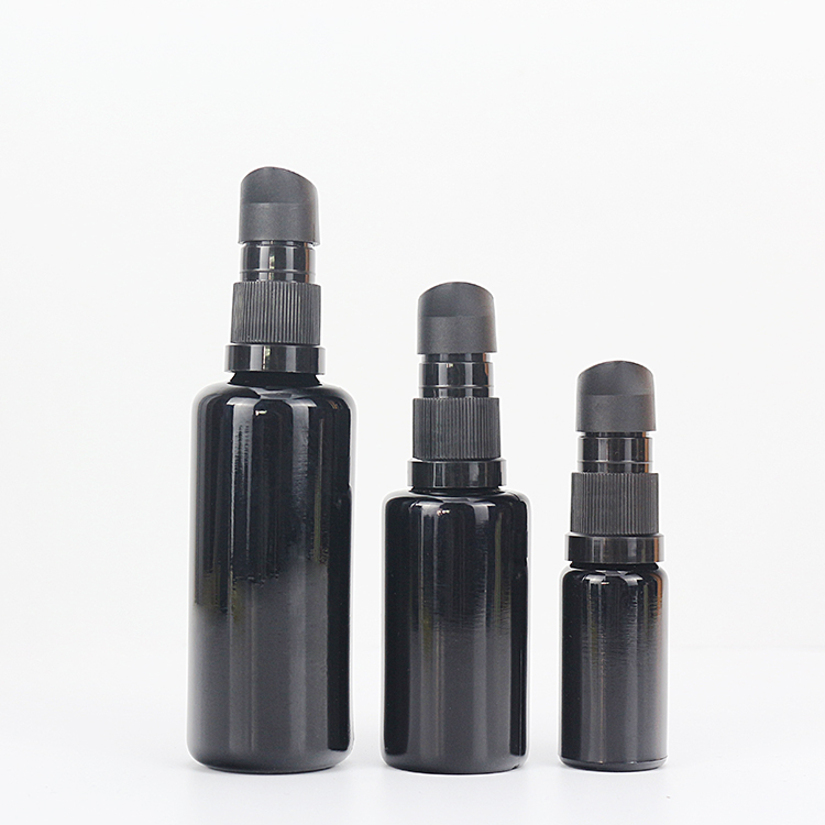 Wholesale Black Lotion Pump Bottle Basal Liquid Airless Lotion Pump Bottles