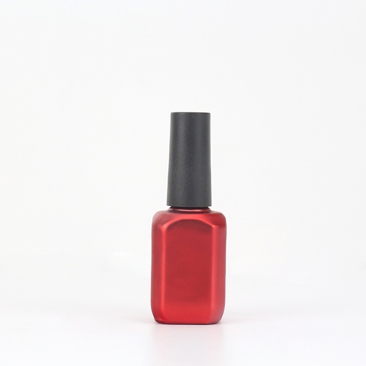 Supplier 10ML Red Empty UV Gel Nail Polish Glass Bottle Glue Bottle