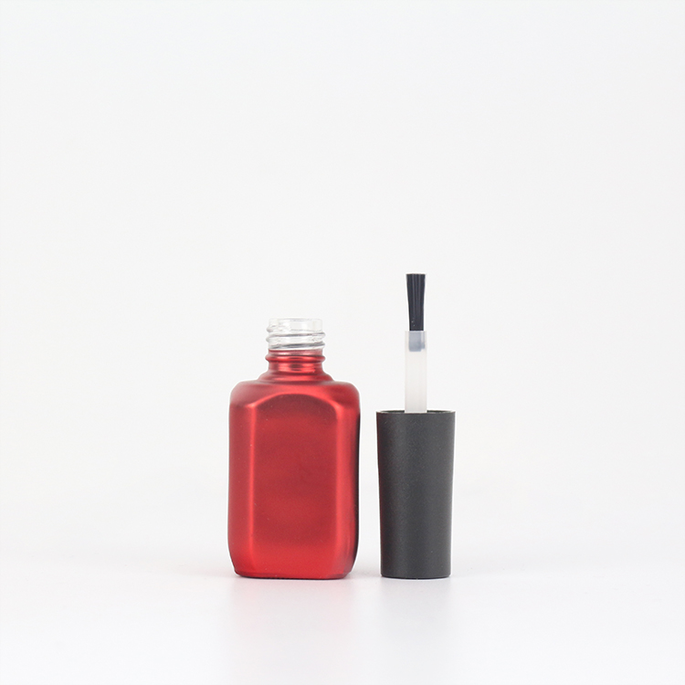 Supplier 10ML Red Empty UV Gel Nail Polish Glass Bottle Glue Bottle