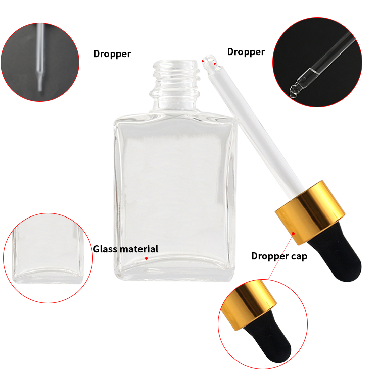 black 30ml dropper bottles