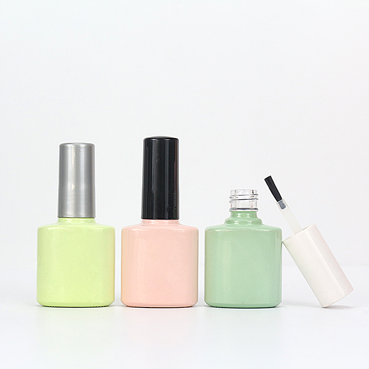 Wholesale Glass Nail Polish Bottle Liquid Glue Bottle With Brush Supplier