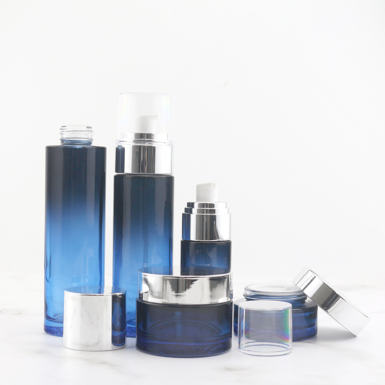 Manufacturer Cosmetics Containers Face Cream Jar Lotion  Pump Bottle Custom