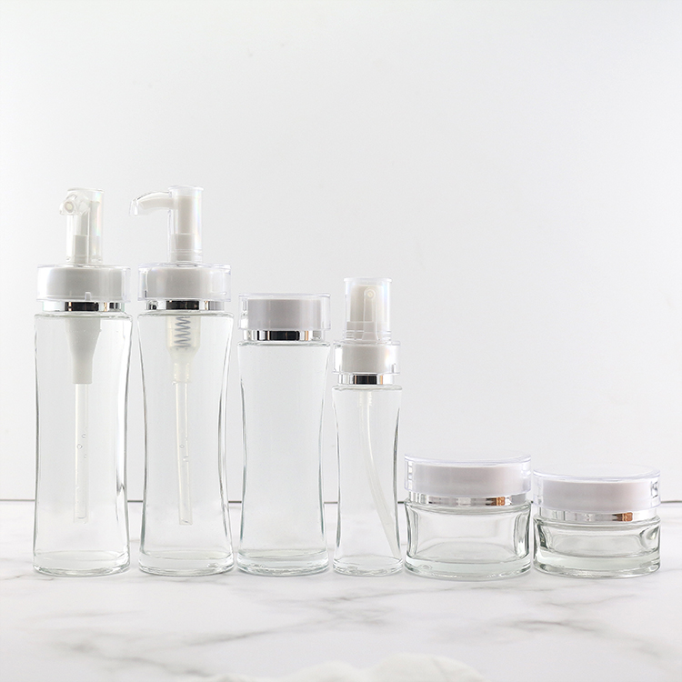 Cosmetics Bottle Set Lotion Pump Bottle Liquid Foundation Face Cream Jar Custom