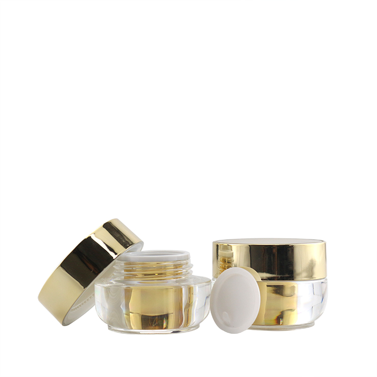 10G Gold Face Cream Jar Eye Cream Jar Moisturizing Cream Jar Mask Jar Supplier