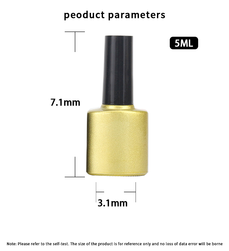 5ml glass nail polish bottles