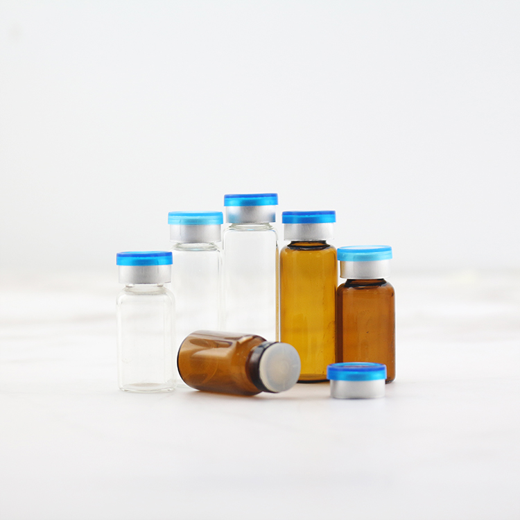 Wholesale 3ml 5ml 6ml Amber Glass Vial Powder Bottle Ampoule Bottle