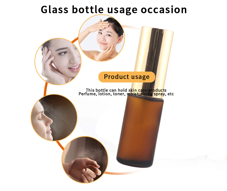 15ml amber glass spray bottles 