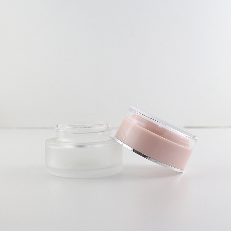 30ML Frosted Makeup Sample Pots Face Cream Jars Cosmetic Containers With Lids