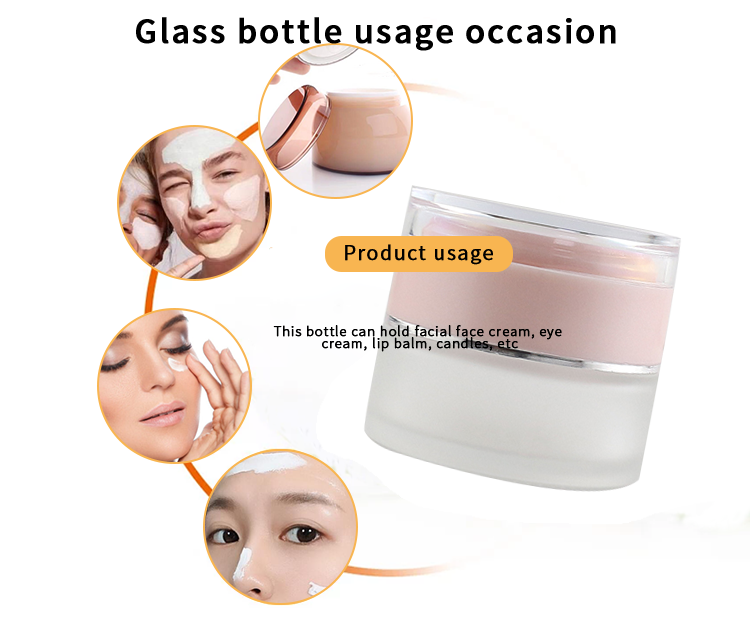 30ml frosted glass cosmetic packaging