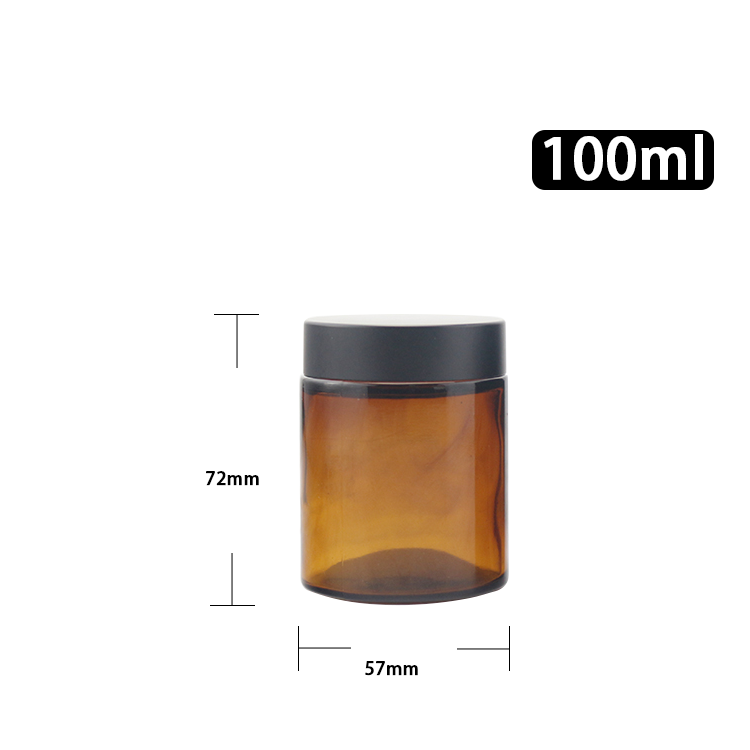 100ml amber candle jars wholesale
