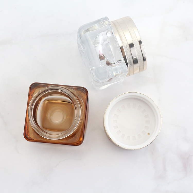 10ml Empty Amber Face Cream Jar Eye Cream Jar Mask Jar Skin Cream Factory