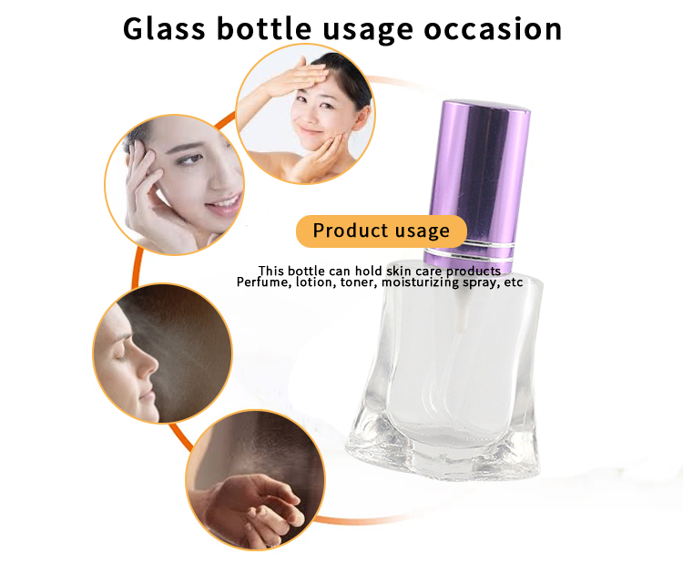 6ml mini empty perfume sample bottle