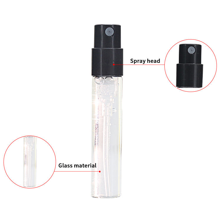 2ml 6ml mini travel perfume sample spray bottle