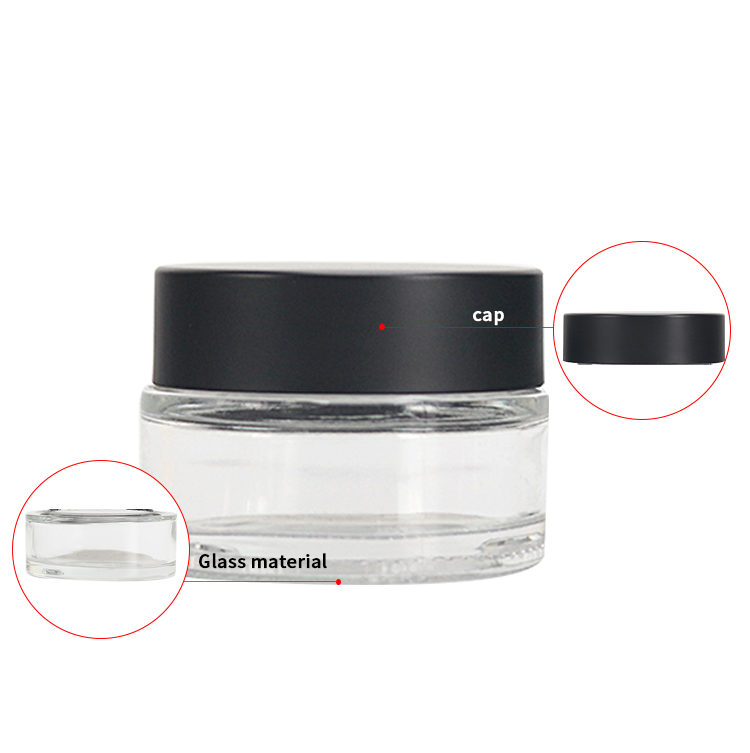 20g clear cream jars cosmetic packaging