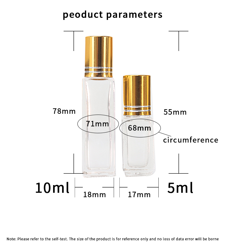 5ml essential oil roller bottles