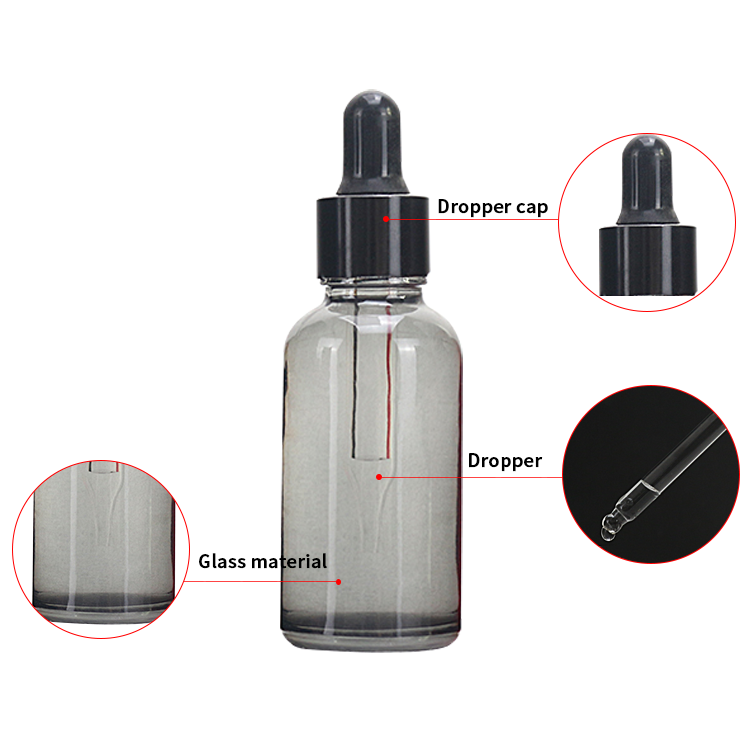 1oz glass dropper bottles