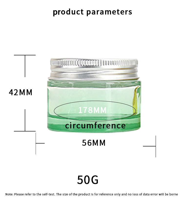 50g empty face cream jars