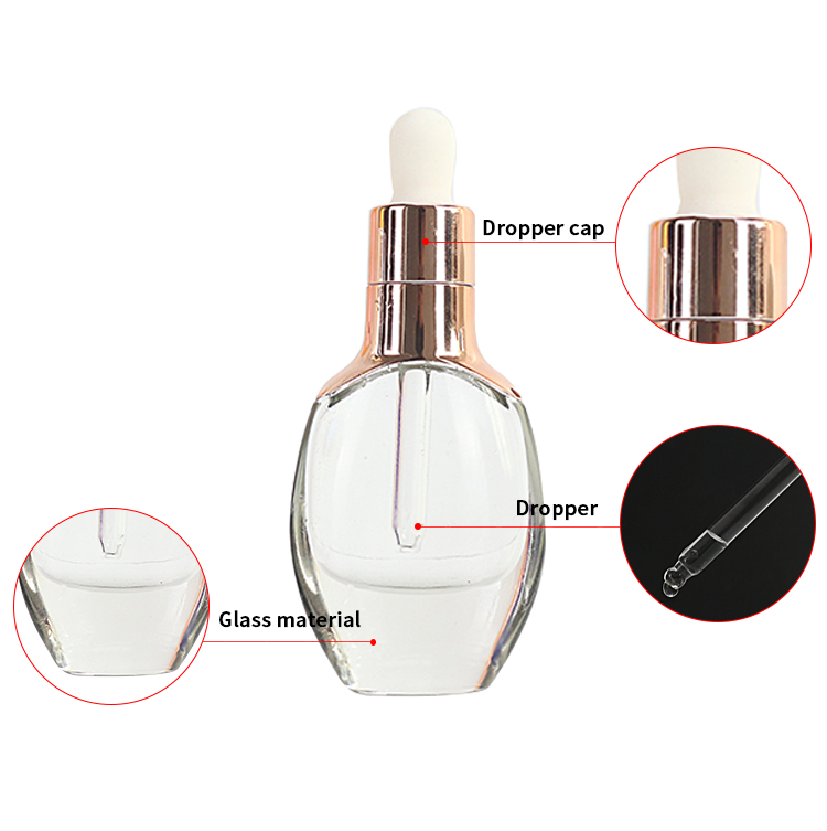 1oz glass dropper bottles