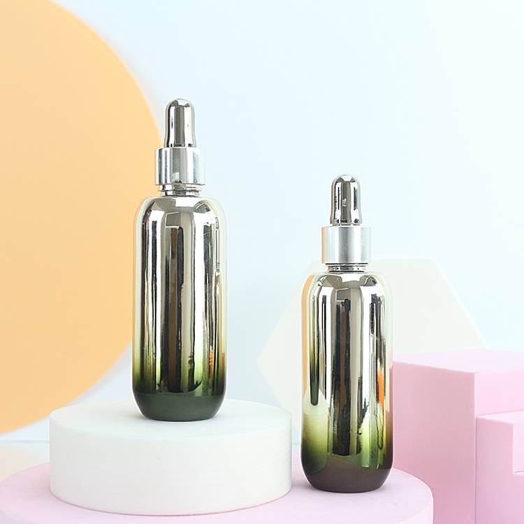 50ml Empty Round Glass Dropper Bottles Essential Oil Dropper Bottles Custom