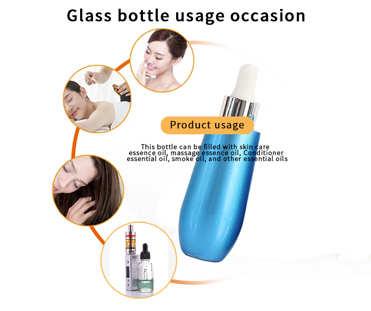 blue airless bottles wholesale