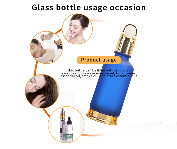 30ml clear glass dropper bottles
