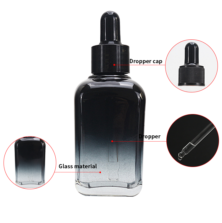 square dropper bottles 50ml