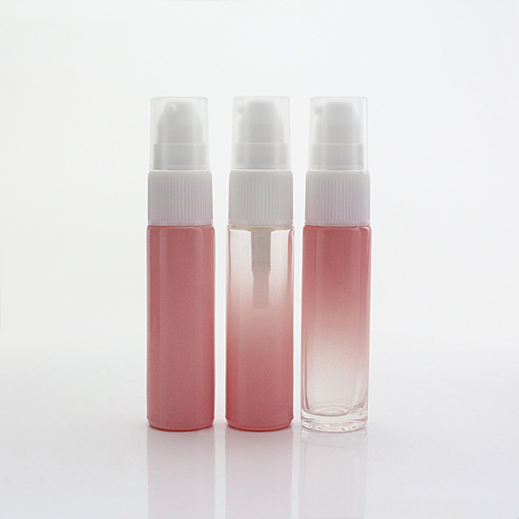 10ml Pink Gradient Empty Glass Perfume Sample Travel Spray Bottles Supplier