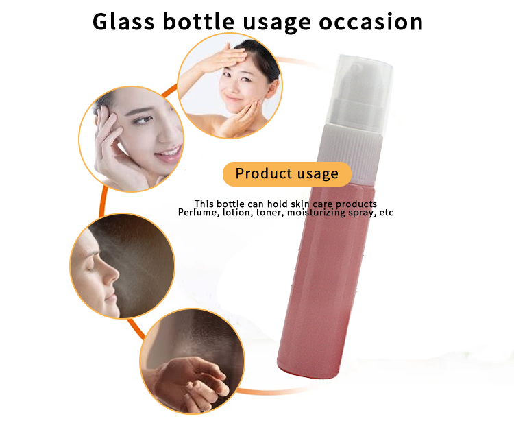 10ml pink empty glass perfume sample fine mist spray bottle supplier