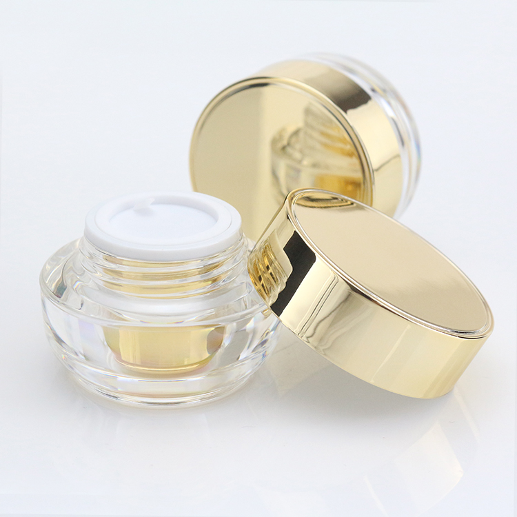 10G Gold Face Cream Jar Eye Cream Jar Moisturizing Cream Jar Mask Jar Supplier