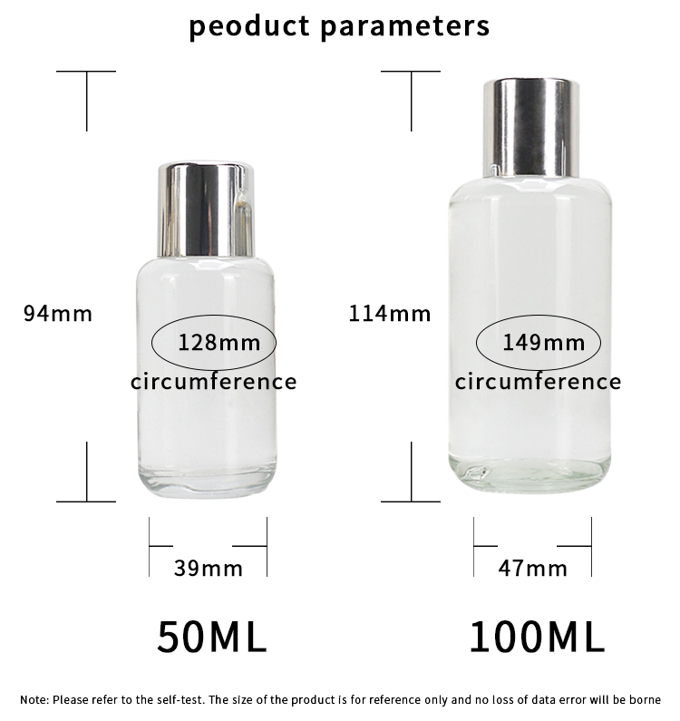 small glass bottles 50ml