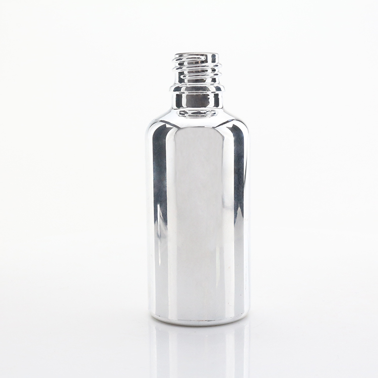 50G Silver Essential Oil Beard Oil Smoke Oil Glass Dropper Bottle Wholesale