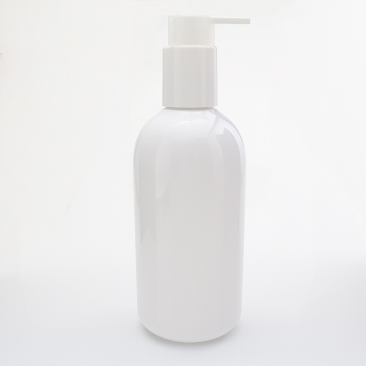 300ml White Large Shampoo Hair Conditioner Body Wash Plastic Bottle Reusable