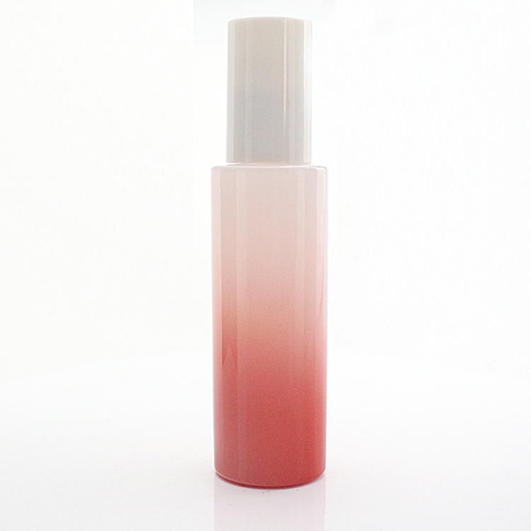 80ml Pink Gradient Empty Airless Lotion Pump Bottles Wholesale