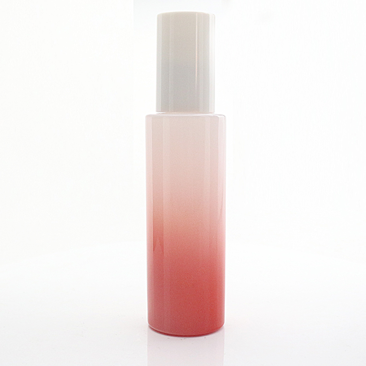 80ml Pink Gradient Empty Airless Lotion Pump Bottles Wholesale