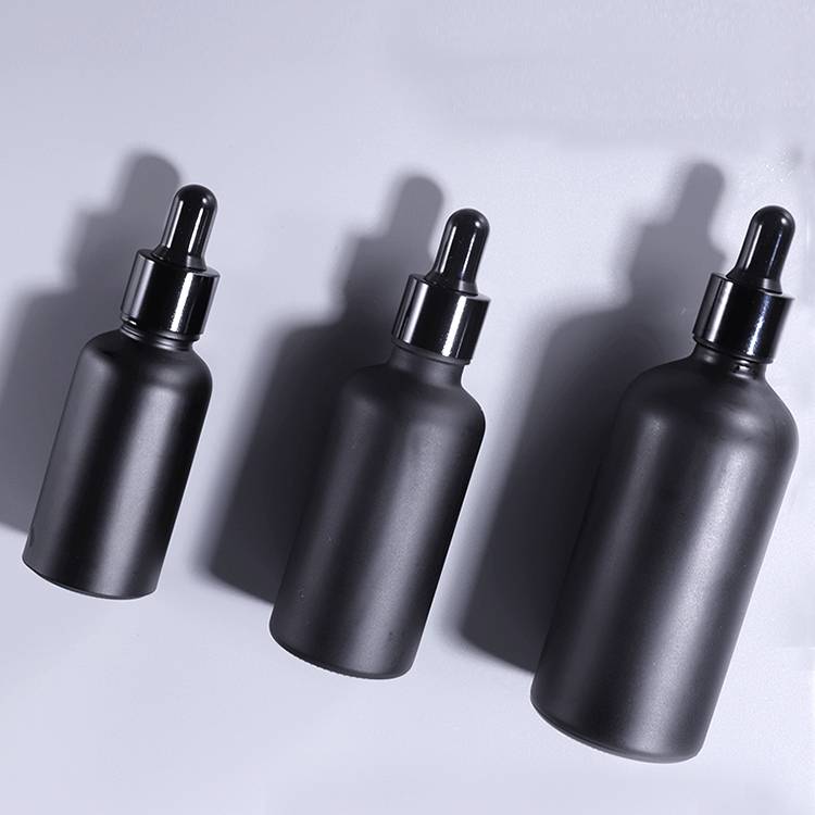 10ml 30ml 60ml Black Essential Oil Glass Dropper Bottles Suppliers