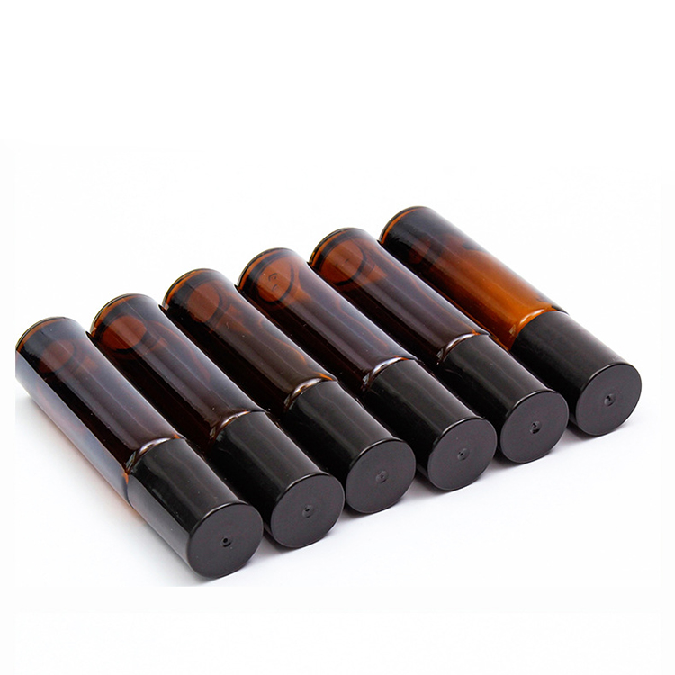 10ml Empty Amber Perfume Eye Cream Glass Roller Bottles Suppliers