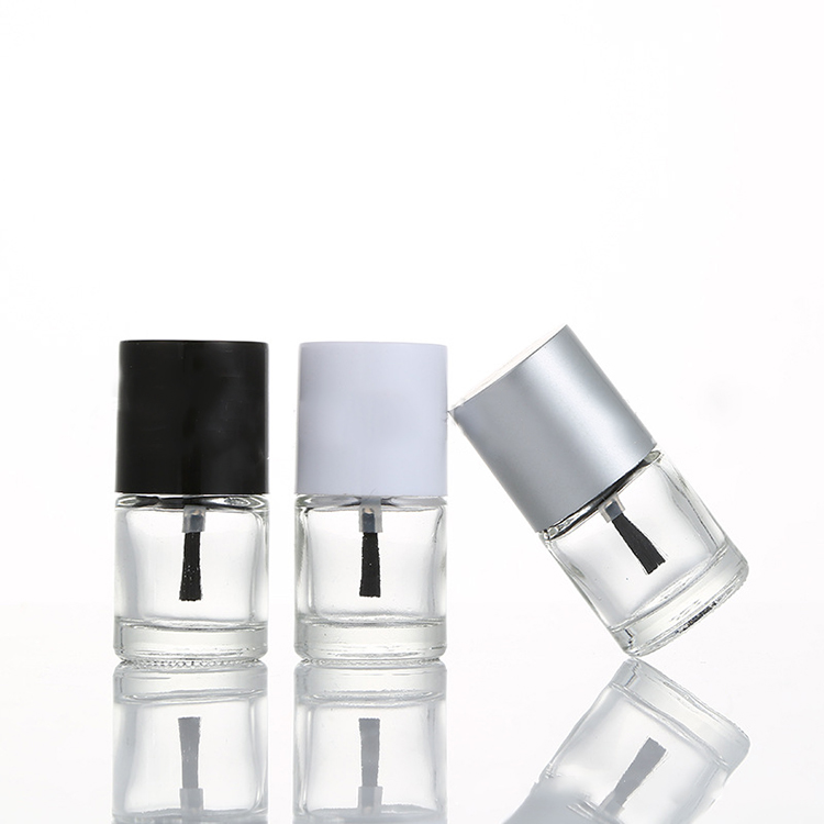 5ml 15ml 10ml Empty Nail Polish Bottles Clear Glass Nail Polish Bottle Custom