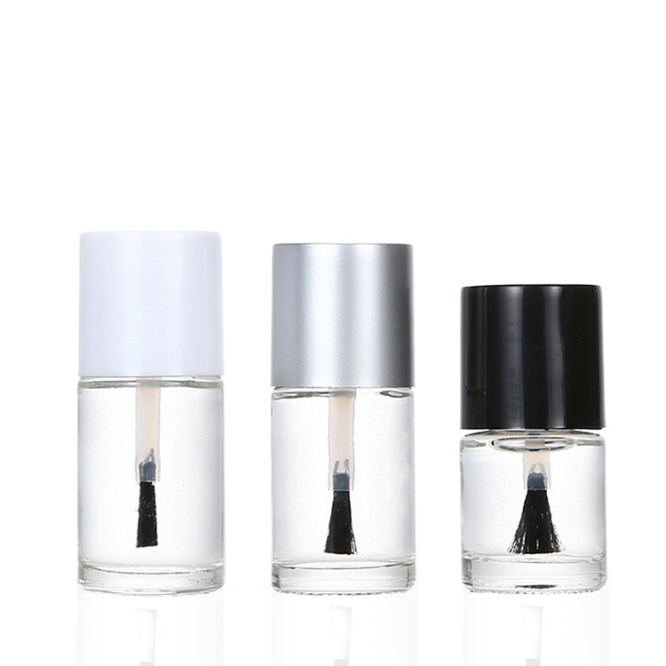 5ml 15ml 10ml Empty Nail Polish Bottles Clear Glass Nail Polish Bottle Custom