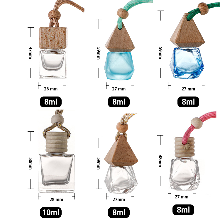 8ml Car Perfume Bottle Wholesale Car Air Freshener Hanging Bottle Manufacturer