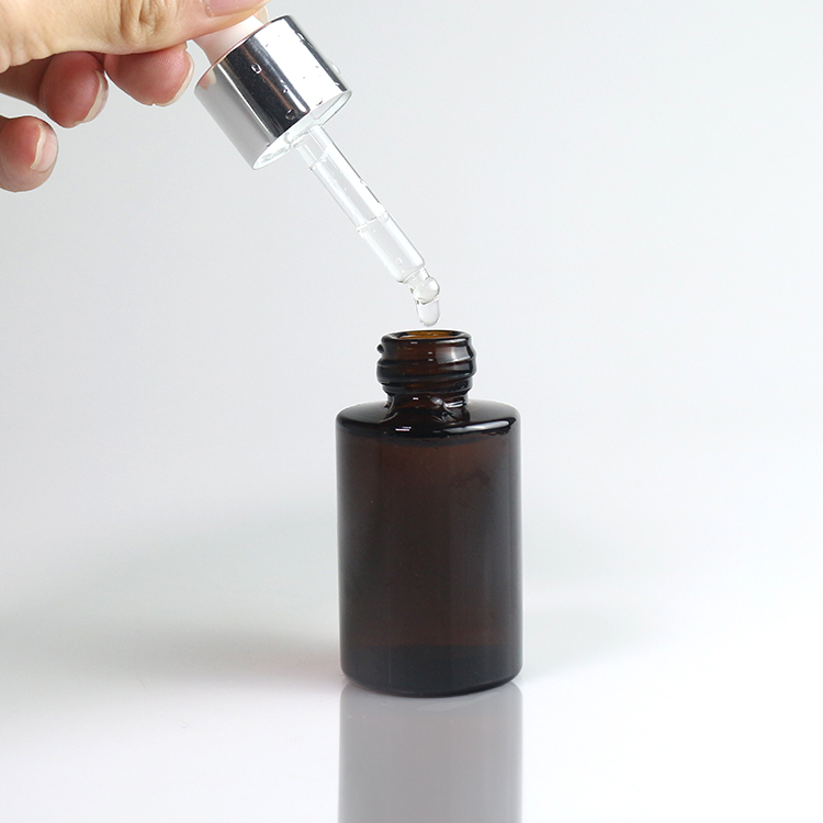 1 oz Flat Shoulder Dropper Bottle Wholesale Essential Oil Bottle With Dropper