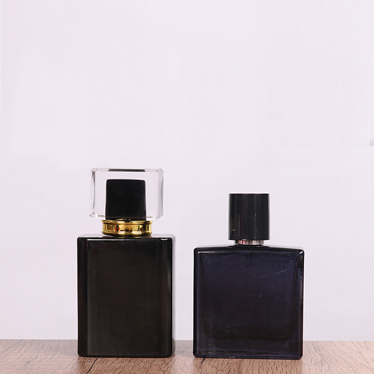 Black Square Perfume Bottle, 30ml Perfume Bottle