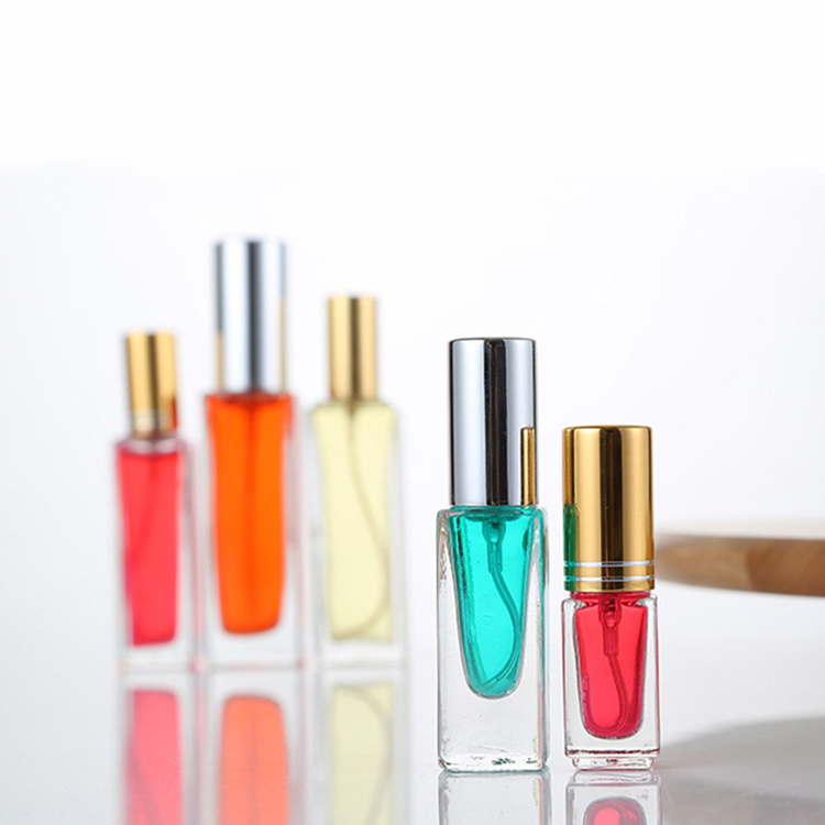 10ml Square Perfume Bottle Wholesale 20ml 30ml Clear Perfume Travel Spray Bottle