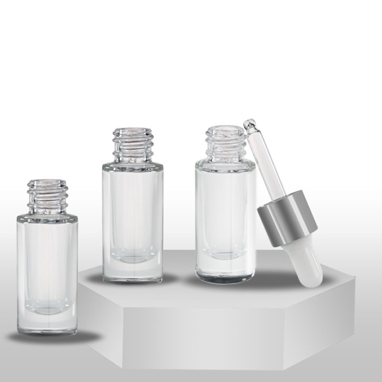 wholesale clear glass 10ml dropper bottle essential oil cosmetic small bottle 