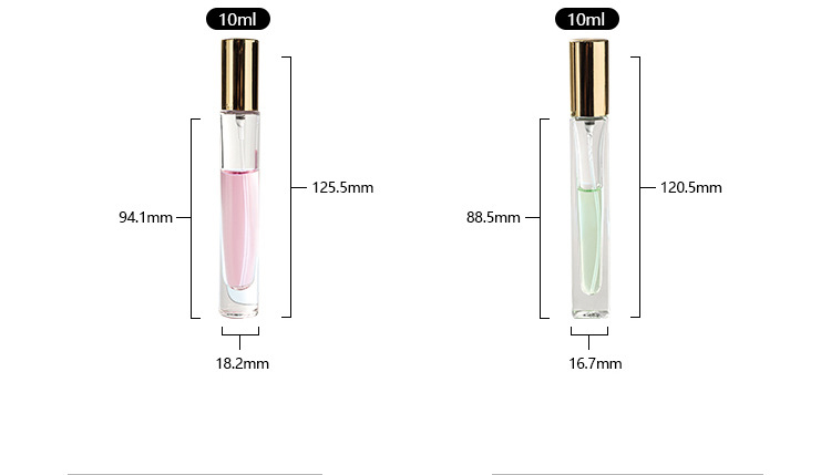 clear 10ml spray bottle glass