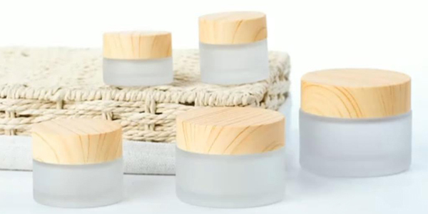 bamboo cosmetic jars