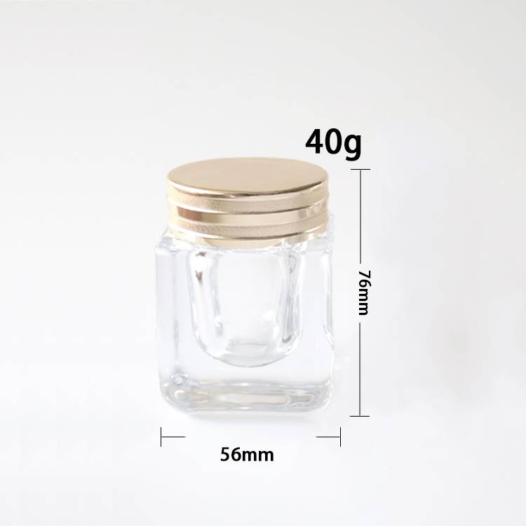 Wholesale Cosmetic Containers 40G Clear Empty Cosmetic Jars Containers